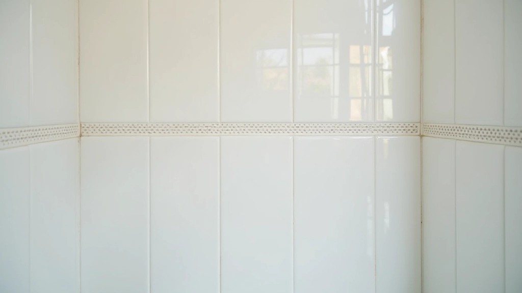 Waterproof grout application in a shower enclosure showing professional finishing